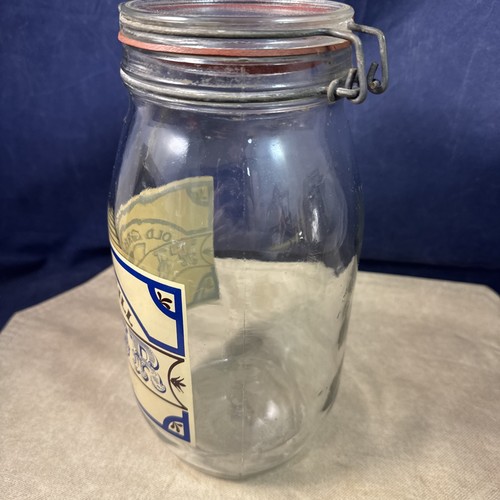 Vintage Tradewind Imports "Old Grist Mill" Flour Glass Canister ~ 2 Liter ~ EUC - Picture 5 of 10