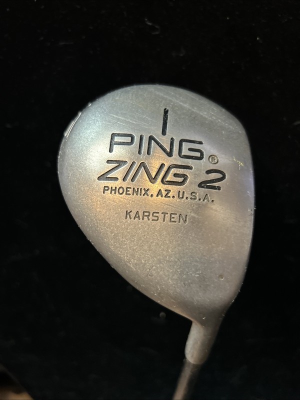 Ping Zing 2 driver Karsten 201 Graphite shaft Great Grip Golf