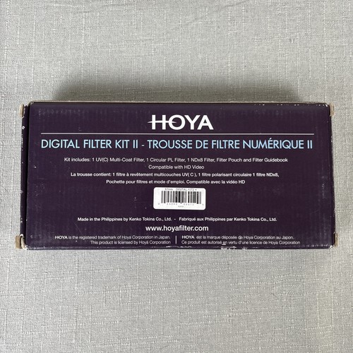 Hoya HK-DG67 II 67mm Filters w/ UV Circular Polarizer NDx8 Pouch Guidebook - Picture 2 of 10