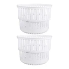 2Pcs Mini Portable Washing Machine Baskets Foldable Durable Plastic for Home