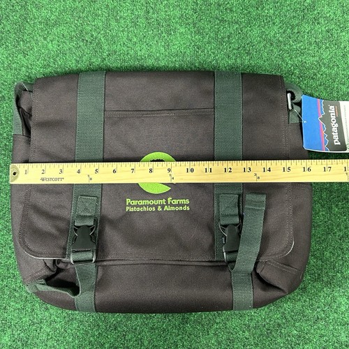 NUOVA borsa messenger per laptop Patagonia Daily Grind stile 48882 marrone ricamata - Foto 8 di 11