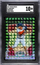 2021 Panini Mosaic #6 Juan Soto Producers SGC 10 Gem Mint Green Prizm