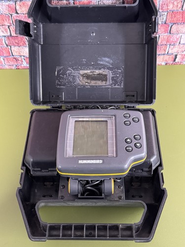 Humminbird Wide One Hundred Portable Fish Finder w 455 Sensor & Case, working - Picture 14 of 15
