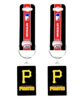 Pittsburgh Pirates MLB Acrylic Key Chain 2 Pack