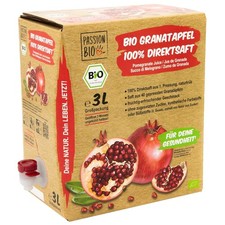 Bio Granatapfelsaft, 3 Liter, naturtrüb   10...
