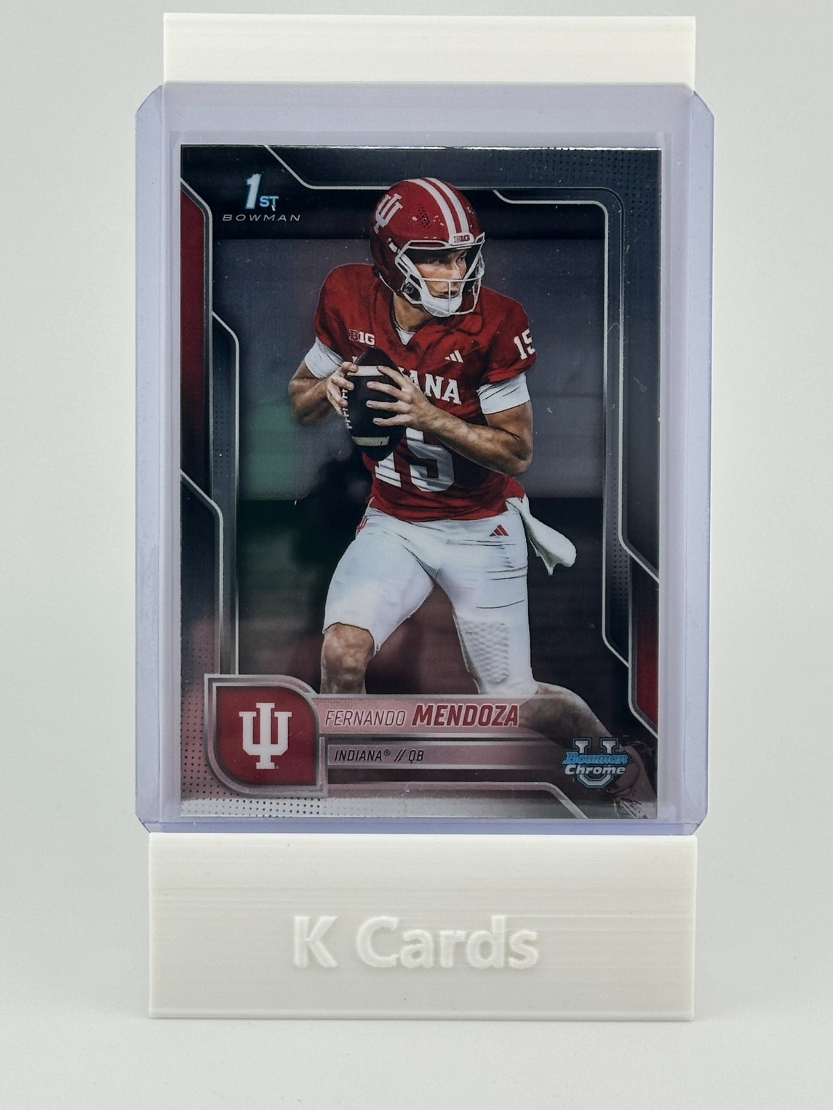 Fernando Mendoza #109 – 2025 Bowman Chrome University Bowman 1st