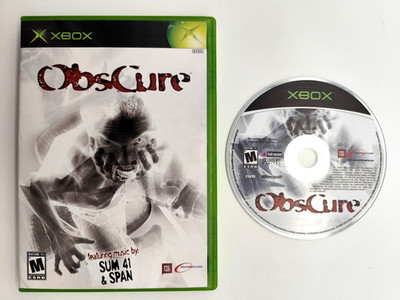 Obscure (Microsoft Xbox, 2005) *No Manual* Tested & Cleaned!