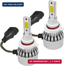 2 PCS 9005/HB3 Car LED Light Replacement, 3800LM 6000K Super Bright Waterproof C
