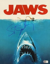 Steven Spielberg Signed 11x14 Photo Jaws Authentic Autograph Beckett LOA