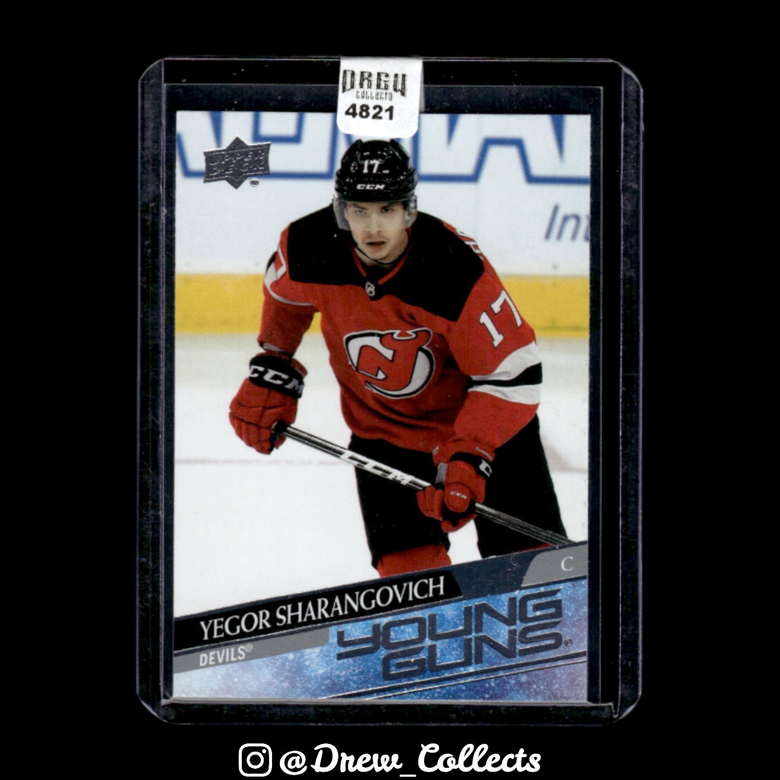 2020-21 Upper Deck #489 Yegor Sharangovich New Jersey Devils Young Guns