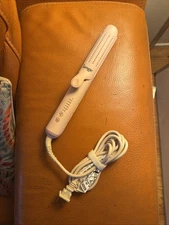 L'ange A133 PINK Le Duo 360 Airflow Titanium Hair Straightener Curler VERY CLEAN