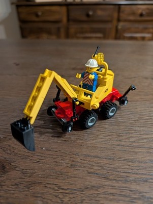LEGO 4525 Road & Rail Repair Schienenbagger 1994 komplett + Anleitung