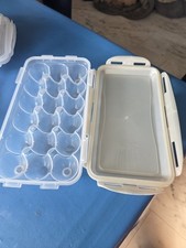 Lock & Lock Egg Carton Plastic 1. 5 Dz Capaci...