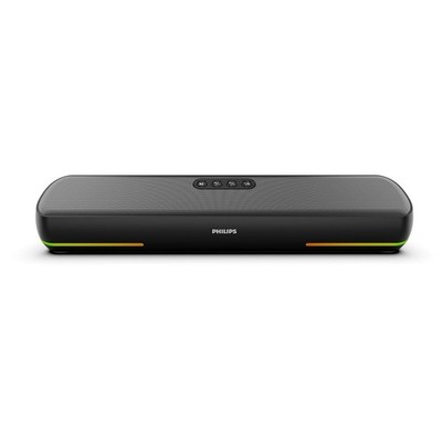 Philips TAB4120BK/94 Wireless Bluetooth Soundbar, 20W, 8H Playtime, AUX/USB/TF ,