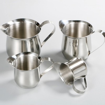 Stainless Steel Milk Frothing Pitcher Latte Coffee Cup Milk Jug 2oz/3oz/5oz/8oz
