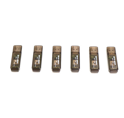 Lot of 6 Micro Center 32GB USB 3.1 Flash Drive
