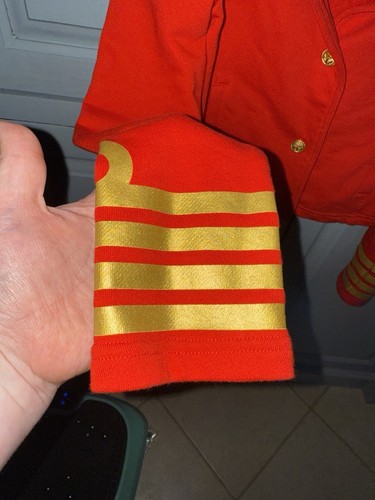 Disney Cruise Line Women’s Cotton Blend Cast Member Sailor Jacket Red • XL - Bild 4 von 7