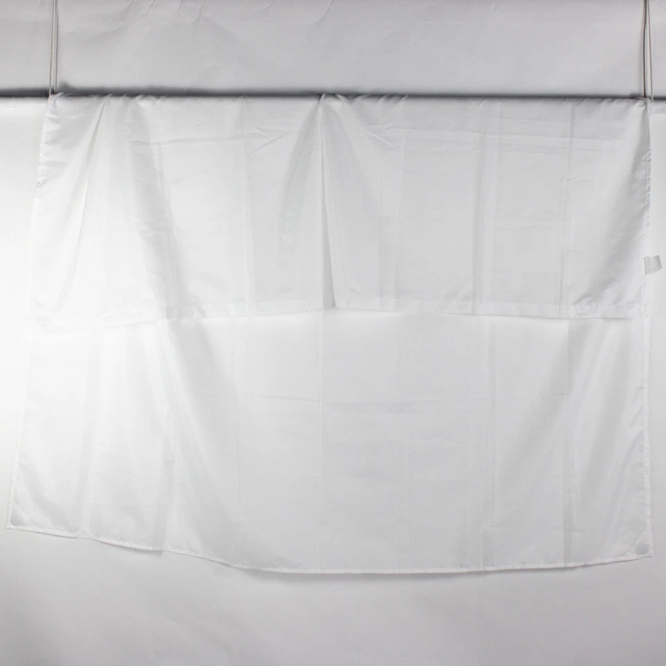 Lote de 2 Mainstays Cortina de Ducha Tela Floral Roja y Tela Forro de Ducha Blanco Foto 3 de 4