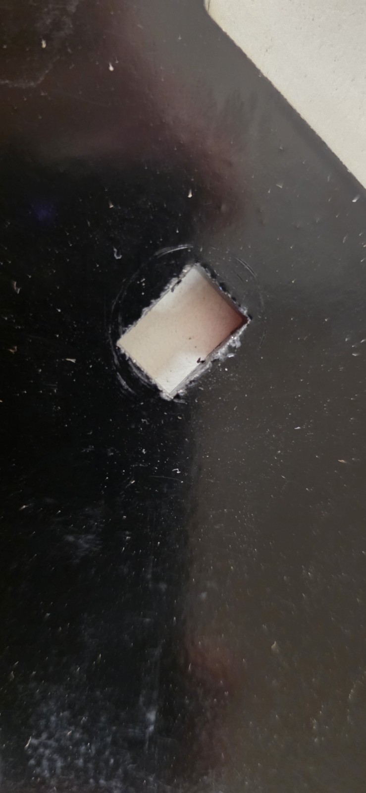 KFI 105540 Plow Side Shield Tapered Black EACH Open Box