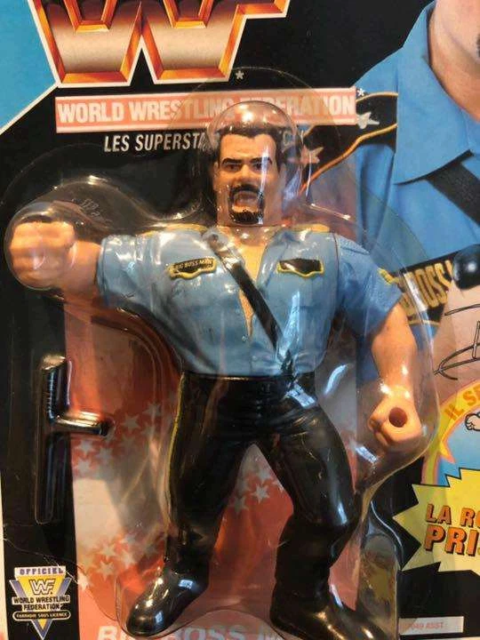 WWF Hasbro Figure BIG BOSS MAN Unopened Retro figure - Image 2 of 3