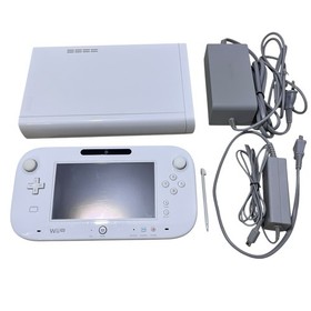 Nintendo Wii U Console Set GamePad Adapter White 8GB / 32GB Black JP Tested