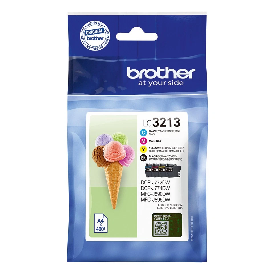 Genuine Brother LC3213 BK/C/M/Y 4 Colour Ink Cartridge for MFC-J890dw MFC-J895dw - Image 2 of 3