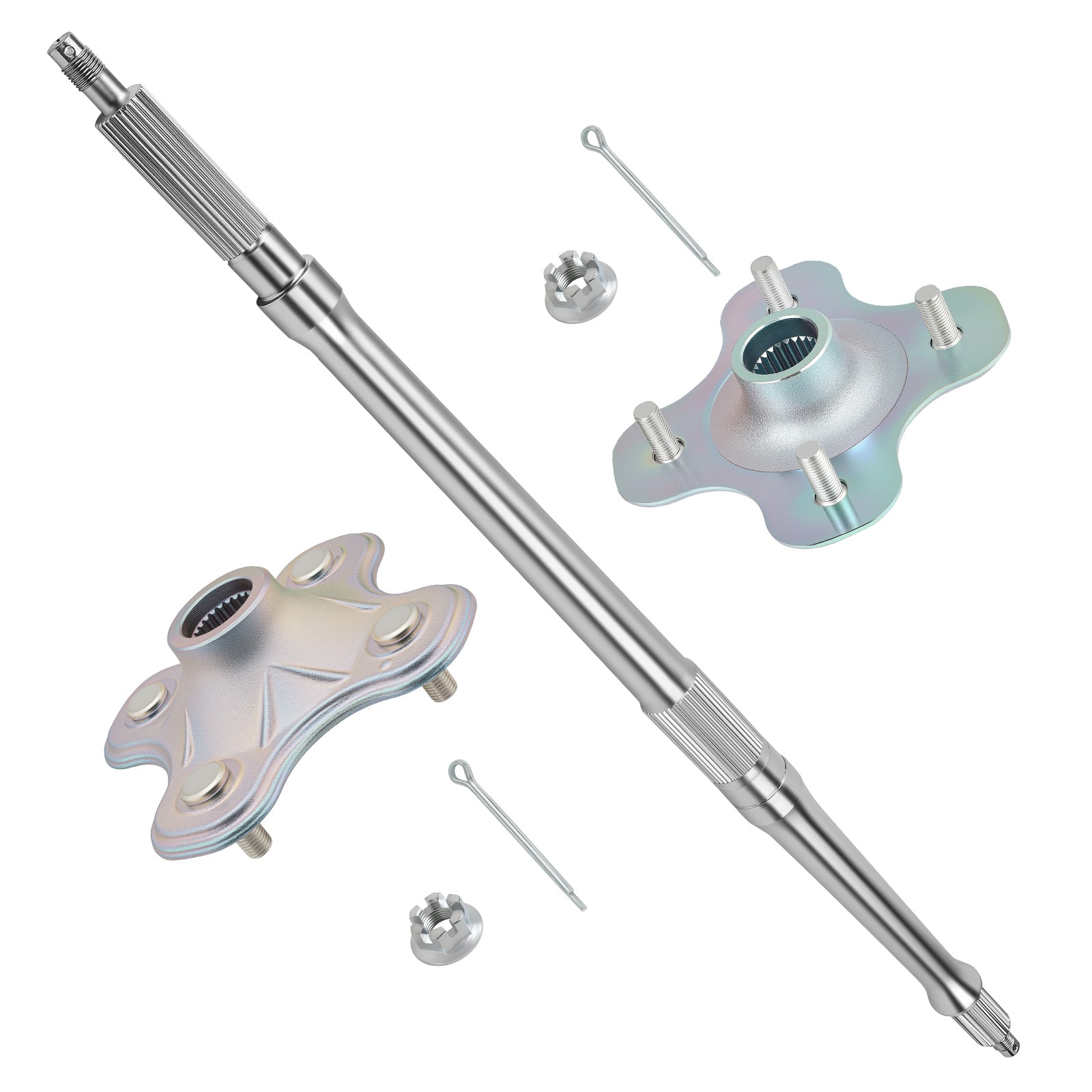 Rear Axle Shaft & Hub Kit for Yamaha Big Bear 400 YFM400 2x4 2000 2002 2023 2004