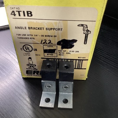 CADDY 4TIB ANGLE BRACKET SUPPORT For Use With 1/4 -20 Screw/Threaded Rod Qty 122