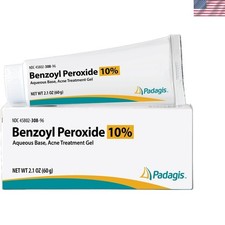 10 Benzoyl Peroxide Acne Treatment Gel 2.1 oz
