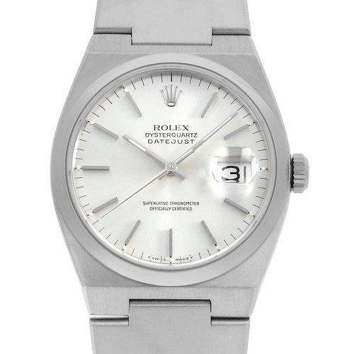 ROLEX Oyster quartz 17000 Silver bar E Number seconda mano da uomo