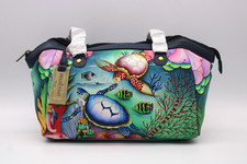 Anuschka Hand Painted Leather Purse 580-OCT