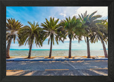 Thai Beach Framed Wall Art Poster Canvas Print Picture