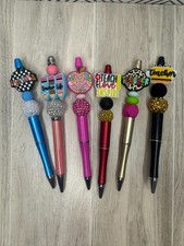 Lot of 6 focal beaded pens - Teacher Pens