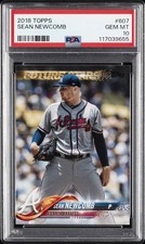 2018 TOPPS #607 SEAN NEWCOMB PSA 10