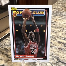 Topps 1992-93 50 Point Club Michael Jordan #205 Chicago Bulls NBA Card
