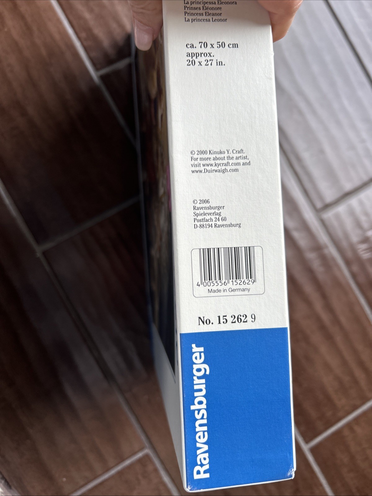 Kinuko Craft Eleanor of Acquitane 1000 Piece Ravensburger Jigsaw Puzzle Fantasy