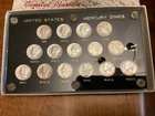 1941-1945 mercury dime short set Bu Nice