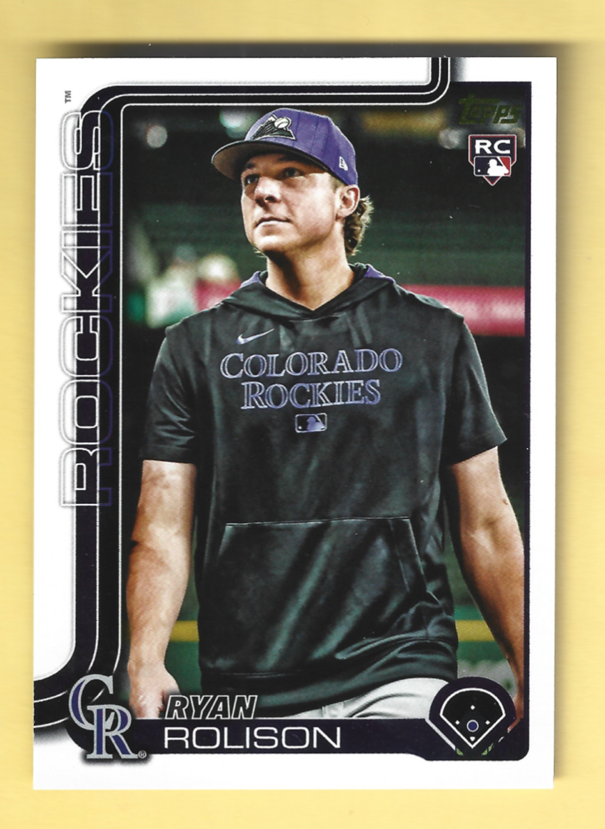 2025 Topps Update Ryan Rolison #US124 RC Golden Mirror Image Variation SSP