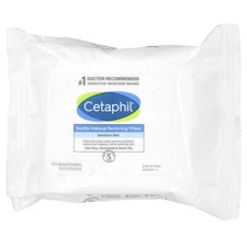 Gentle Makeup Removing Wipes, 25 Pre-Moistened Towelettes