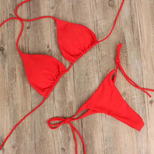 Set reggiseno donna sexy mini micro perizoma intimo perizoma perizoma bikini costume da bagno da notte - Foto 12 di 30
