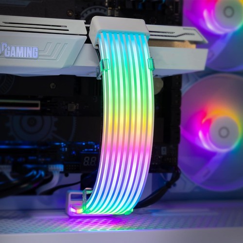 PC-RGB-Lichtleiste, Netzteil-Verlängerungskabel, Leuchtendes LED-Streifen-S1797 - Afbeelding 8 van 10