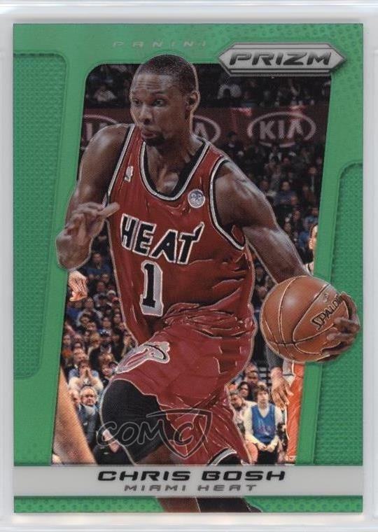 2013-14 Panini Prizm Retail Green Prizm Chris Bosh #23 HOF 0c6