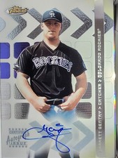 2002 Finest #106 Garrett Gentry FY AU RC