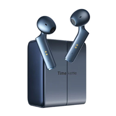 TimeKettle W4 NON PRO Ai Interpreter Earbuds - Black - New Open Box