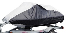 Budge Deluxe Jet Ski Cover Fits Jet Skis 109" to 120" Long, Blue/Gray BA2312130