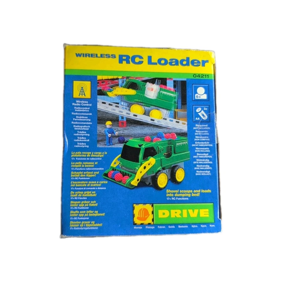 Rokenbok Wireless RC Loader 04211 Green Yellow Vehicle 1997 1:24 NIB Sealed - Image 2 of 4