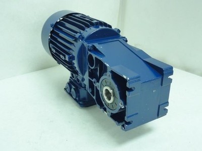 202873 New-No Box; Lenze GKR03-2M-HBR-071C32 Motor-Gearbox; 0.37kW; 460V