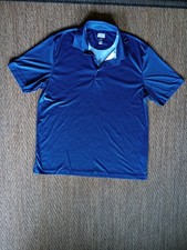 Greg Norman Size XL blue ML75 Play Dry Polo Shirt