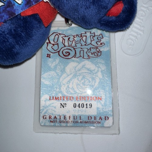 Grateful Dead Bean Bear Grate One Limited Edition 10/7/80 Warfield Gretzky - Picture 6 of 7