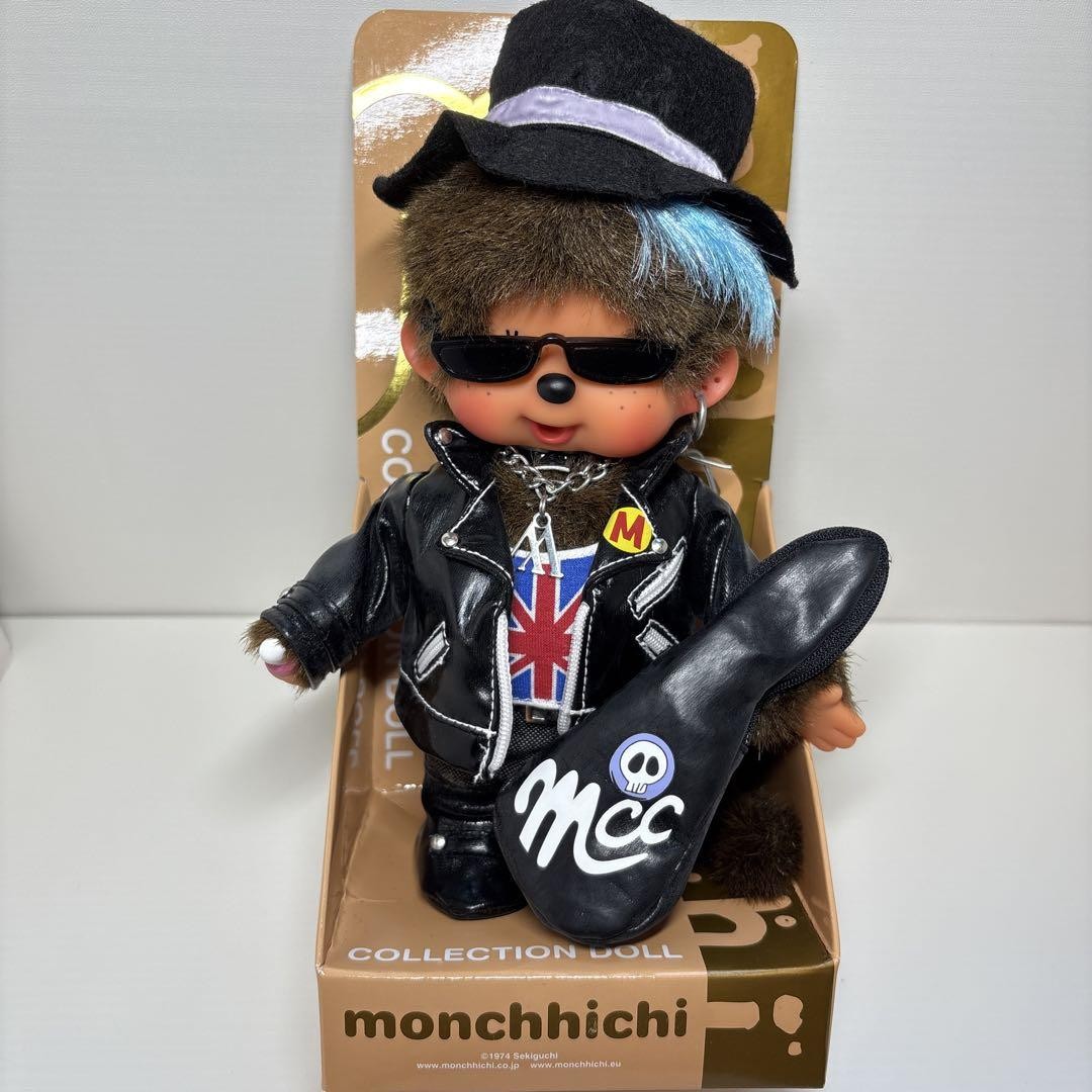 ロック モンチッチ monchhichi 新品 Sサイズ 323 Monchhichi Sekiguchi Punk rocker Rock Monchhichi S size NEW
